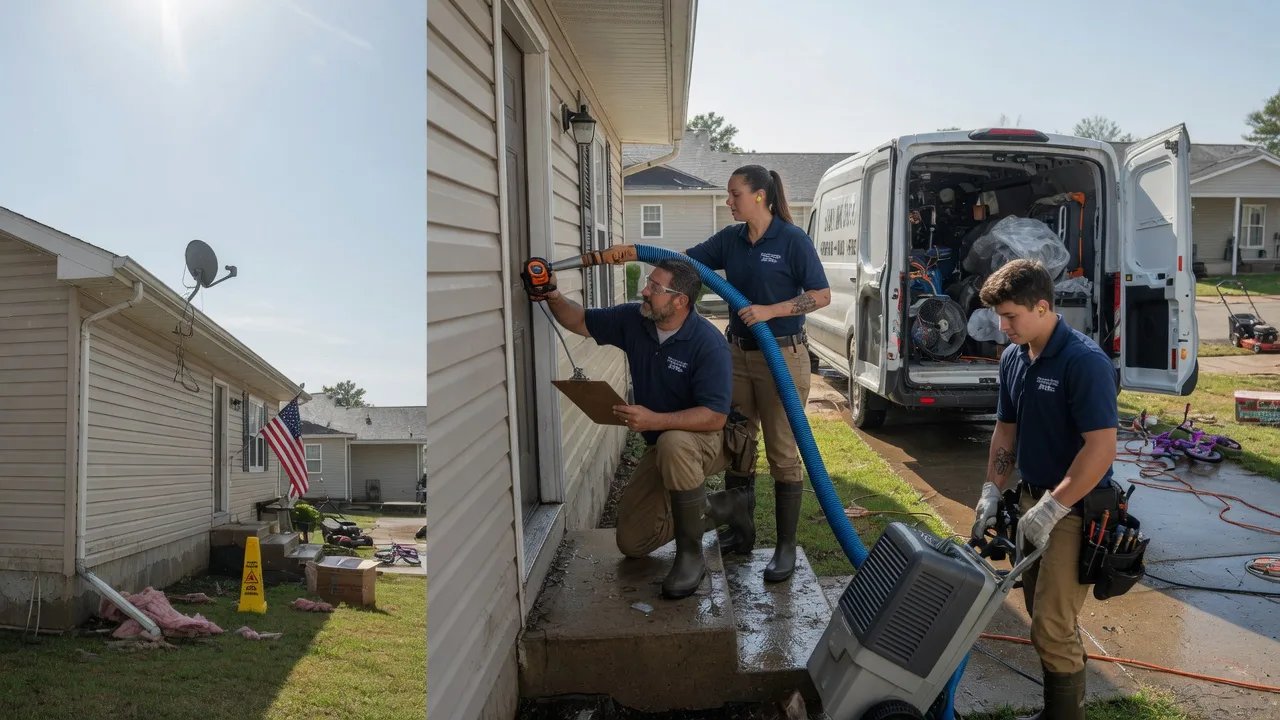 Ceiling Water Damage Restoration in Pierz, MN near me